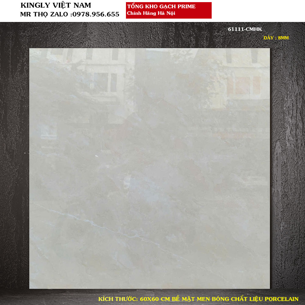 Gạch lát nền Màu vàng Prime 60x60 cm 61111 Loại A1